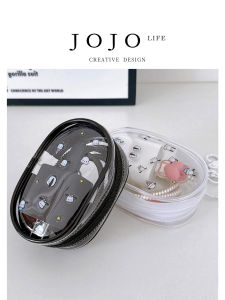 Portable Transparent Data Cable Storage Bag Travel Outdoors Handy Mr Grocery JOJOS L. PD. Handmade Sewing Light Waterproof