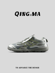 QING_MA | Giày Thể Thao Nam Nhẹ Nhàng Thoáng Khí Lưới Tập Luyện Thời Trang Hàng Ngày