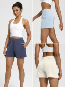 Hip-covering High-waisted Comfortable Yoga Shorts