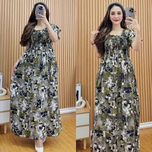 Daster Murah Mewah Kekinian Model Terbaru Dres Smok Vaganza Busui Smok Bahan Rayon Premium Daster Murah Mewah Elegan Kekinian