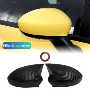1 Cặp Ốp Gương Chiếu Hậu Trái Phải FIAT 500 500C GRANDE PUNTO 595 ABRTH 695 Phụ Kiện Ô Tô