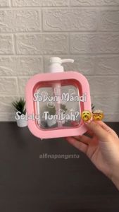 PRANA Botol Sabun Plastik 500 ML Ala Korea Jepang - Perlengkapan Mandi Aesthetic HL-AGB574