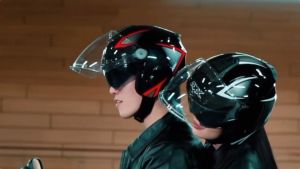 Motorcycle Helmet Motor Murah Half Cut Open Face(Suit 56-62CM) Rider Electric Bike