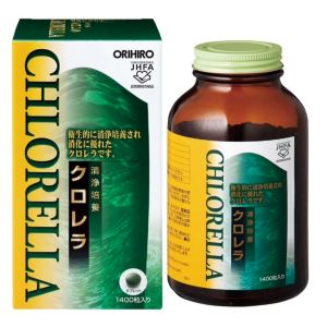 ORIHIRO  Chlorella Clean culture 清净培养小球藻 1400  capsules
