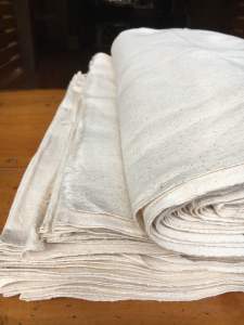 [40cm] Vải cotton sợi bông 100% khổ 40cm vải nhuộm tự nhiên hàng bao nhuộm