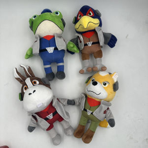 Bandai | Star Fox Plush Fox Mccloud Plush 25cm Plush Krystal Star Fox Plush Star Fox Toy Star Fox Doll Birthday Gift Christmas Gift