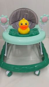 รถหัดเดินเด็ก รุ่น เป็ดV2 2IN1 รับน้ำหนักได้ 20 กก. ล้อพลาสติกแข็งแรง ทรงสมมาตร ฐานกว้าง ไม้ล้มไม่คว่ำ ปรับระดับความสูง