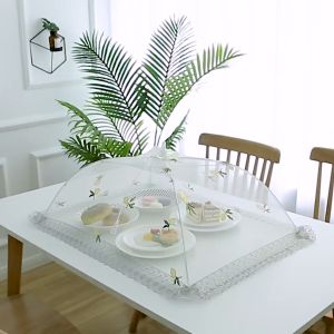 Foldable Mesh Vegetable Cover Food Cover Table Cover