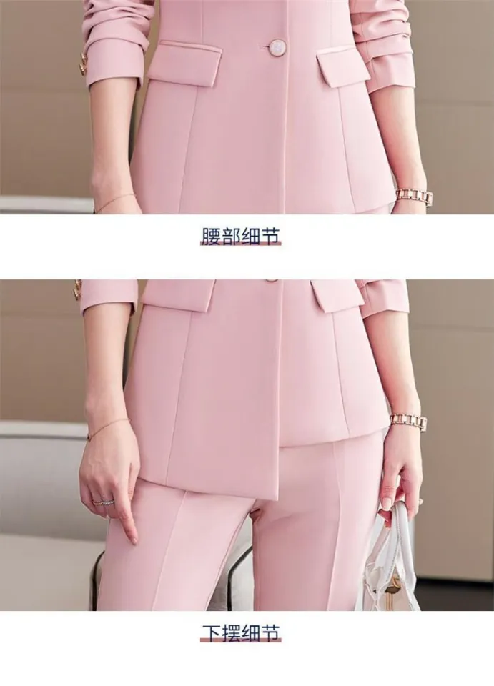 Pink Suit Women's Spring and Autumn 2022 New Fashion Temperament Socialite  Chanel High-Grade Business Wear Formal Wear
