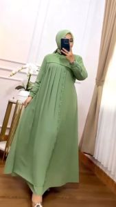 Hanifah Dress Bhn Cerutty Babydoll: Desain Fashionable & Pilihan Terbaru