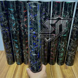Stiker Carbon Forged Berkualitas Tinggi & Modifikasi Motor
