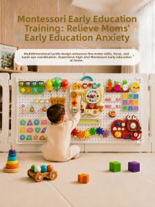MUFANSEN | Educational Wall Mountable Busy Board Toy