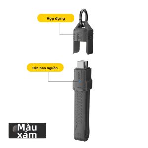 Cáp USB 4 NNBILI Dạng Móc Khóa Di Động Dài 0.4ft Hỗ Trợ Sạc 240W & Truyền Dữ Liệu 80Gbps Cho iPhone iPad Hiển Thị Video 8K 60Hz Cáp USB C 240W Đồng Bộ Dữ Liệu 80Gbps