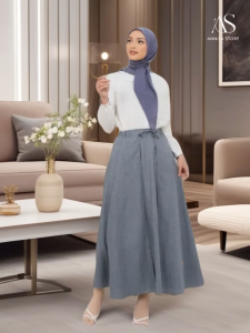 NIBRAS ROK WANITA NR 15 BLACK / ROK WANITA BAHAN KATUN SUPERNOVA / PROMO KEMERDEKAAN BIG SALE