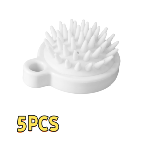 Bộ Lược Chải Tóc Bằng Silicon Mềm Mại Dụng Cụ Massage Da Đầu Làm Sạch Sâu Chà Đầu Khi Gội Dụng Cụ Chăm Sóc Tóc Gia Đình 5/10 Cái