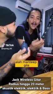 COD KEEP MOTION UHF Wireless System Gitar Transmitter Receiver - A8 / receiver bluetooth gitar / transmiter dan receiver gitar