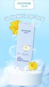 [CHÍNH HÃNG] Sữa Rửa Mặt Tạo Bọt Lành Tính Dành Cho Bé GOONGBE Kids Bubble Facial Cleanser 100ml