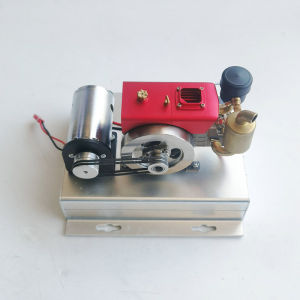 Miniature Simulated Single-Cylinder Tractor Model RC Gasoline And Diesel Engine Hand-Held Toy for Ages 14 And above