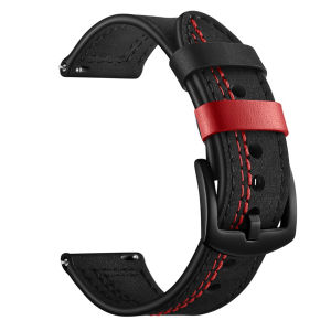 Dây Đeo Đồng Hồ Bằng Da Thật 20mm/22mm Cho Samsung Galaxy Watch Active 2 46mm Huawei GT 1/2 - Dây Đeo Đồng Hồ Có Thể Điều Chỉnh Phụ Kiện Dành Cho Nam