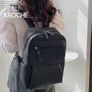 Kroche - Beatrice Tas Ransel Laptop Wanita Breton Backpack Wanita  Backpack Sekolah Polos