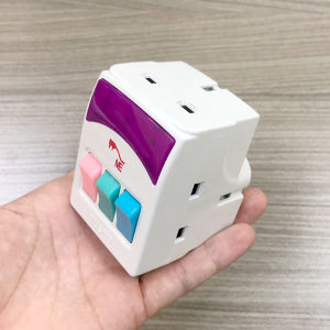 ME 13A 3 Way Multi Adaptor Extension Socket With Switch And Neon Light ME131KL