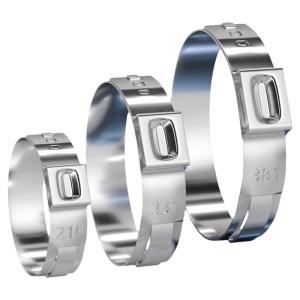 TIANZHUOJINSHU | Stainless Steel Pipe Clamp Single Ear Adjustable