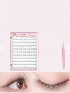 MENGLISI | Self-adhesive Natural Short False Eyelashes