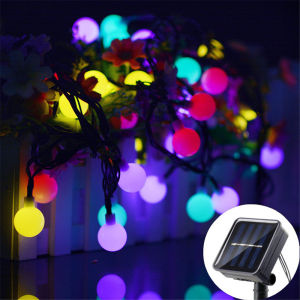 Solar String Light Garden Solar Globe Fairy Lights 8 Modes Waterproof For Garden Christmas Outdoor Wedding Decor Lights