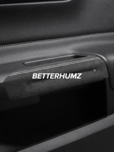 ALCANTARA | Alcantara Tay Nắm Cửa Ô Tô Bảng Viền Bảo Vệ Miếng Dán Cho Xe Ford Mustang GT 2015-2023 Nội Thất Điều Chỉnh Phụ Kiện Da Lộn Da