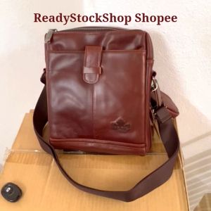 ZINIMSK 100% Cow Leather First Grade Men Shoulder Bag Sling Bag (M) Size (Kulit Asli) ZZNICK ZNIXS Zinnimsk Bag Shein Bag - Lazada