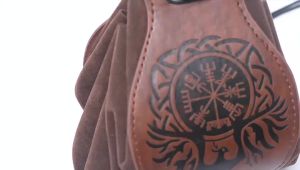 Genuine Leather For DND Dice Bag Tray 5 Celtic Designs Cute Drawstring Pouch D&D Roleplaying RPG Gift Ideas Coin Purse