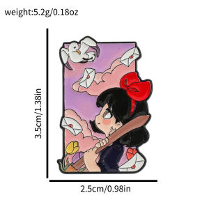 Bandai | Fantasy Anime Art Card Enamel Pins Cat Cartoon Scene Lapel Brooches Metal Lapel Badge for Backpack Clothing Decor Fan Gifts