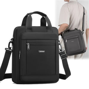 Túi Xách Công Văn 14 Inch Cho Nam Túi Đựng Tài Liệu A4 Túi Xách Cầm Tay Túi Đựng Máy Tính Túi Đeo Vai Vuông Túi Đựng Máy Tính Xách Tay