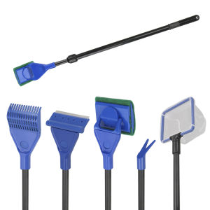 Adjustable 5 in 1 Aquarium Cleaning Tools Aquarium Cleaner Aquarium Tank Clean Set
