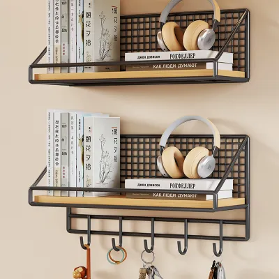 Ljxz | No-Drilling Wall Mounted Storage Rack