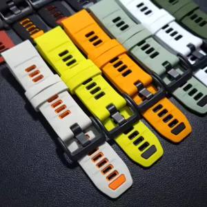 QuickFit 22mm 26mm Silicone Strap For Garmin Fenix 8 E 7X 7 6 6X 5 5X Plus/Epix Pro Gen 2 51mm 47mm Enduro 3 Bracelet Watchband
