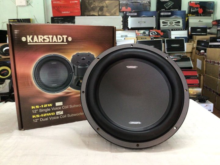 ลำโพงซับโครงปั๊ม 12 นิ้ว KARSTADT รุ่น KS-12WD ราคาต่อข้าง