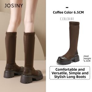 Josiny | Thick Bottom Insulated High Boots