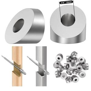 30 Degree Beveled Washer Stainless Steel 1/4" 3/8" for Patio Stair Cable Railing End Installation