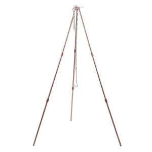Campingmoon | CAMPINGMOON Detachable Adjustable High Lightweight Aluminum Alloy Hanging Pot Bracket Camping Barbecue Grill Tripod Hanging Pot