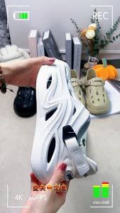 NS รองเท้าแตะชาย รองเท้าแตะ รองเท้าลำลอง รองเท้ารัดส้นผู้ชาย องเท้าแตะชายหาด สำหรับผู้ชาย แบบสวมหัวโต รัดส้น ใส่ได้ทั้งชายและหญิง ไซส์ 36-45 พื้นนิ่มใส่สบาย น้ำหนักเบามาก