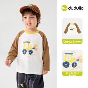 DUDUJIA | 100% Cotton Long Sleeve Childrens Top for Autumn