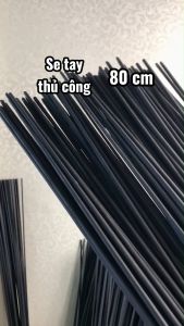 Nhang sào 80 cm Se Tay Thủ Công 100% Nhang Trám Đen Hương Đen Làng Chóa Nguyên Liệu Tự Nhiên An Toàn Sức Khỏe