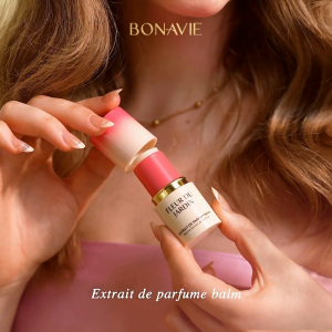 Bonavie Extrait Parfum Balm - Fleur du Jardin Perfume Solid Wangi Tahan Lama Floral Bunga