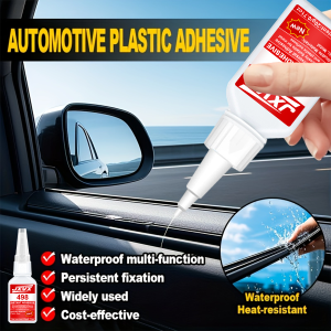 JXVX 498 Professional Instant AdhesiveUniversal Super Strong Waterproof GlueHome Office Professional Repair SolutionSoft formulahardens after drying