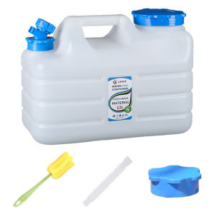11L Portable Water Tank with Faucet Water Dispenser Carrier Large Capacity Water Container Jug for Vehicle Car Camping