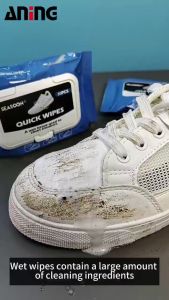 Portable No-wash Cleaning Wipes for Sneakers: High Quality Quick Stain Removal