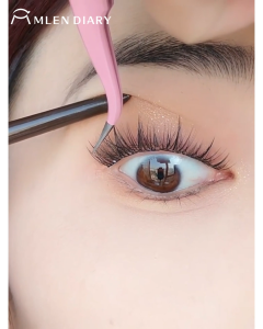 MLEN DIARY Eyelashes DIY Cluster Lash Extension Reusable Natural Lightweight Comfortable LongLasting
