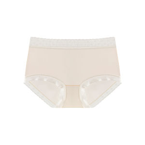 Miiow | Lace Womens Mid-Rise Seamless Silk Briefs