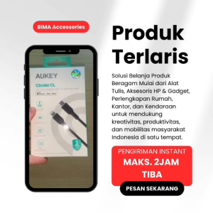 AUKEY Cable Data Kabel Charger Lightning MFI USB-C to Lightning Panjang 1.8 meter PD Fast Charging Braided Nylon CB-NCL2